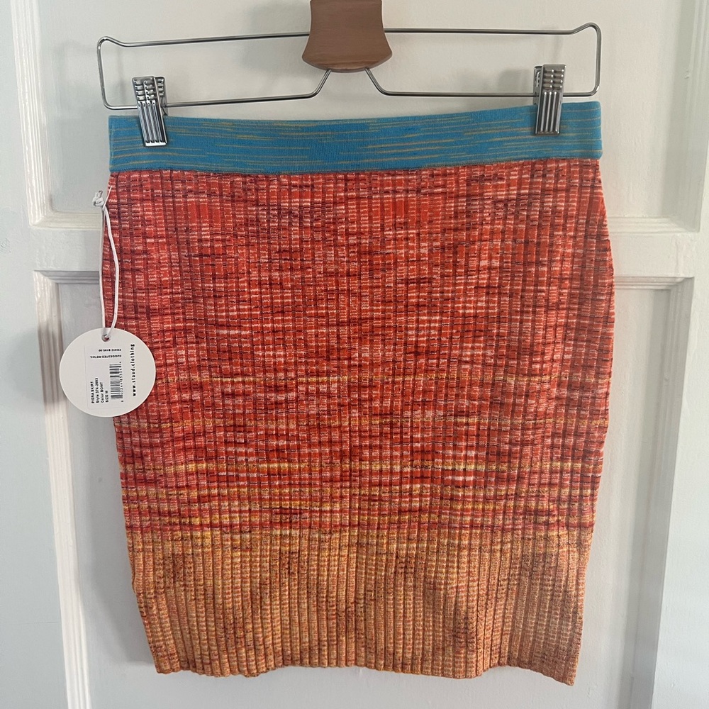 STAUD knit skirt size medium. NEW WITH TAGS.
